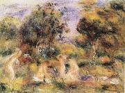 Pierre Renoir Bathers oil painting artist